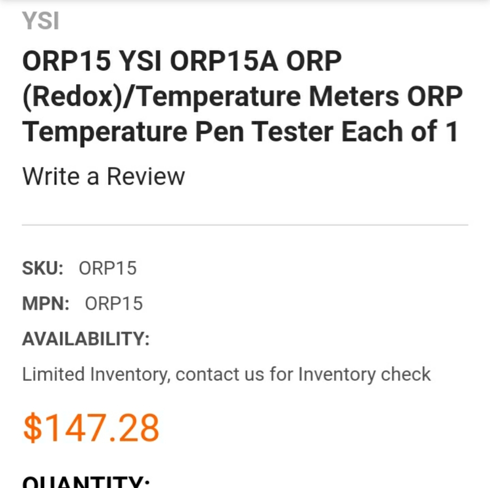 ORP15A  Automatic handheld temperature measuring d